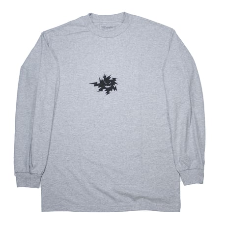 Caution L/S White, Heather
