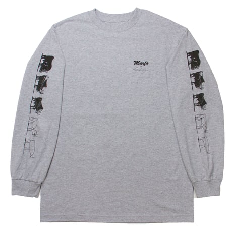 The Bull L/S Heather, White