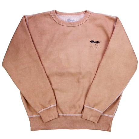 Marfa Titled Sweatshirt Dyed Tangerine JJJ Exclusive