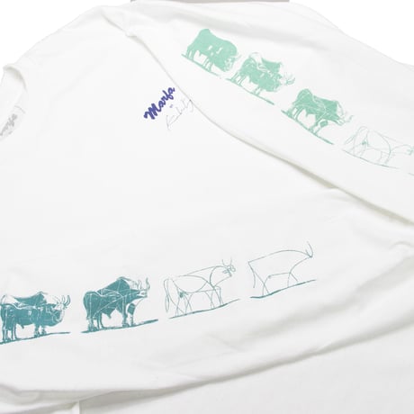 The Bull L/S Heather, White