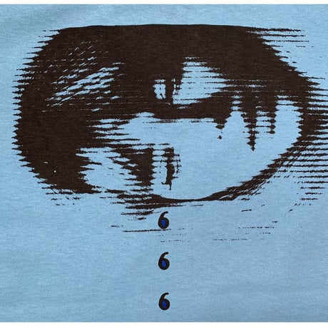 666 L/S Carolina Blue, White