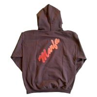 Marfa Titled Hoodie Fugee Brown