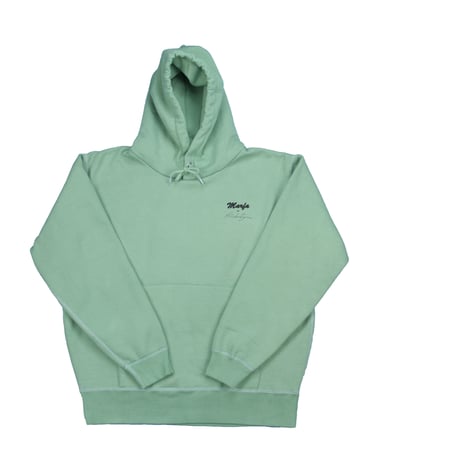 Marfa Titled Hoodie Dyed Davis Green