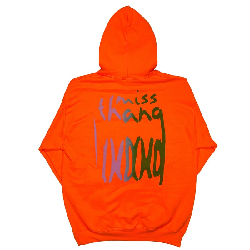 Miss Thang Extend Hoodie Neon Yellow, Neon Oran