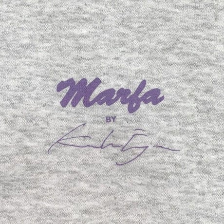 Marfa Titled Hoodie Ash