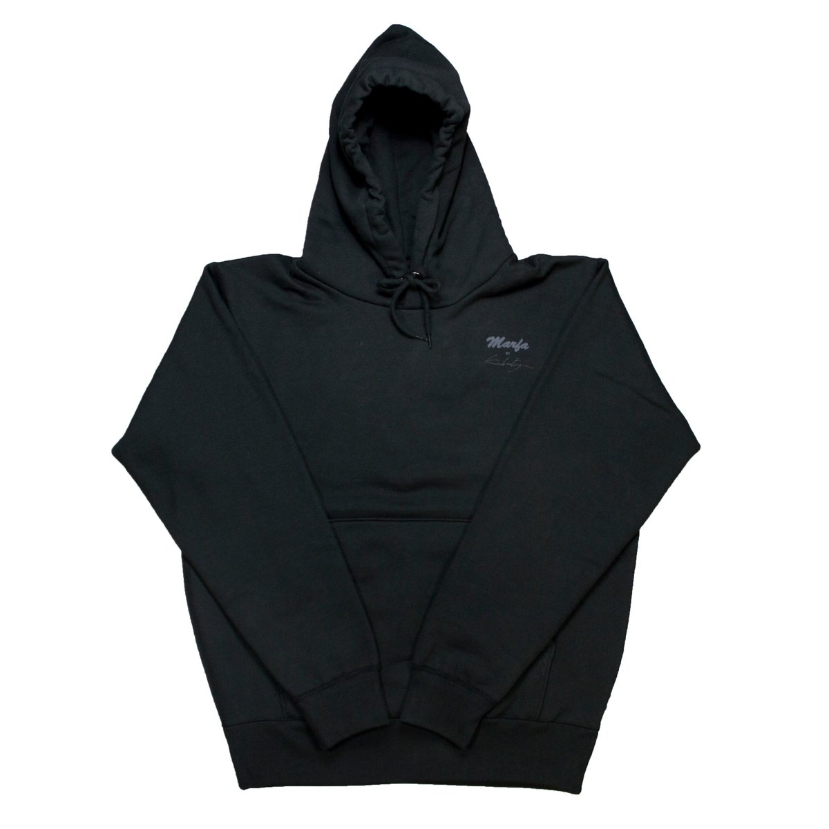 Marfa Titled Hoodie Black | Marfa by Kazuhiko F