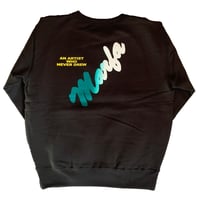 Marfa Titled Sweatshirt  Artist Black