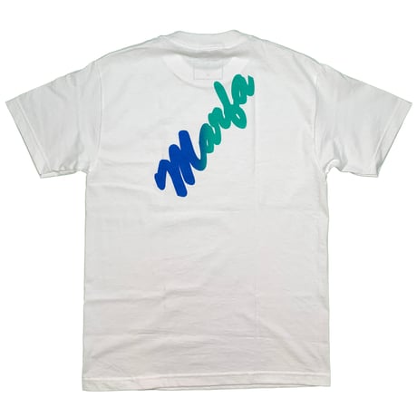 Marfa Titled White, Light Blue