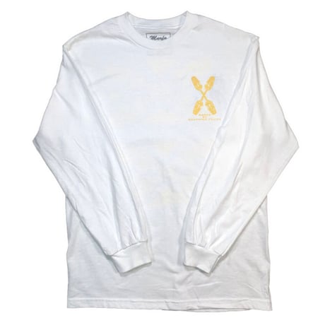 Dos caras L/S Orange, White