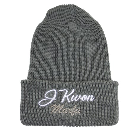 J Kwon Knit Cap Grey