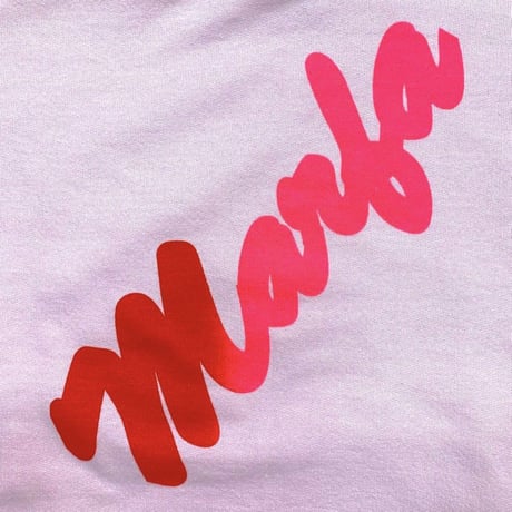 Marfa Titled Hoodie  Light Pink
