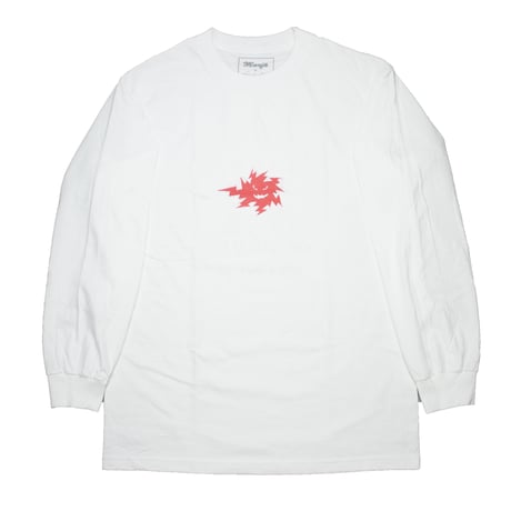 Caution L/S White, Heather