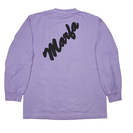 Marfa Titled L/S  Dyed Holo Violet