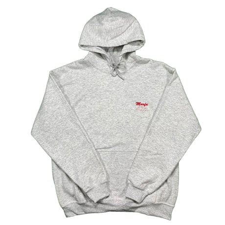 Marfa Titled Hoodie Beautiful Paprika, Ash