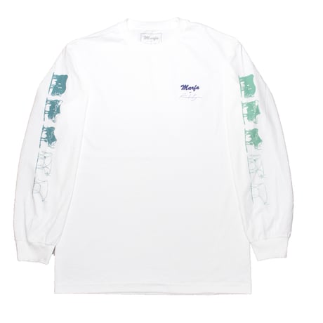 The Bull L/S Heather, White