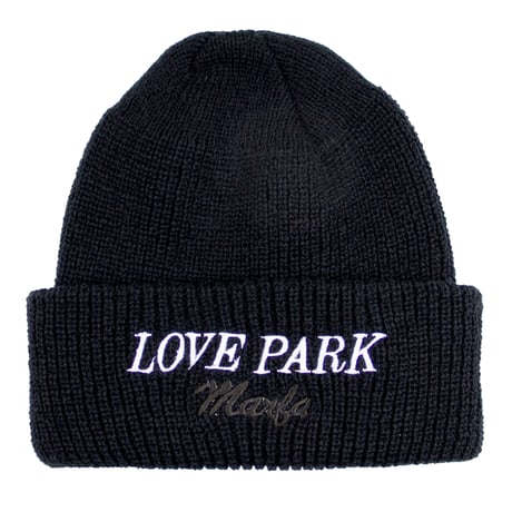 Love Park Knit Cap Black