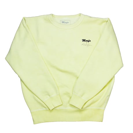 Marfa Titled Sweatshirt Dyed Ferg Yellow