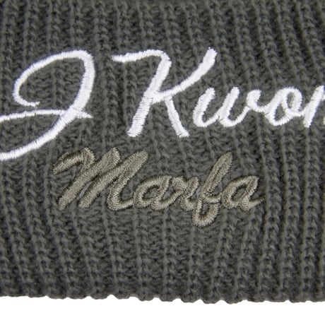 J Kwon Knit Cap Grey