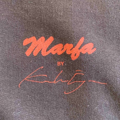 Marfa Titled Hoodie Fugee Brown