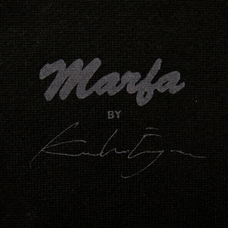 Marfa Titled Hoodie Black