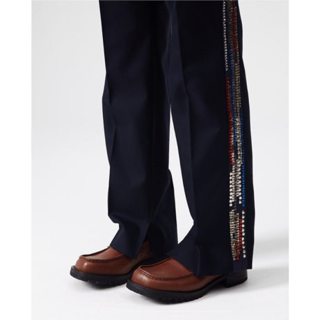 BED j.w. FORD : Glitter Side Stripe Pants