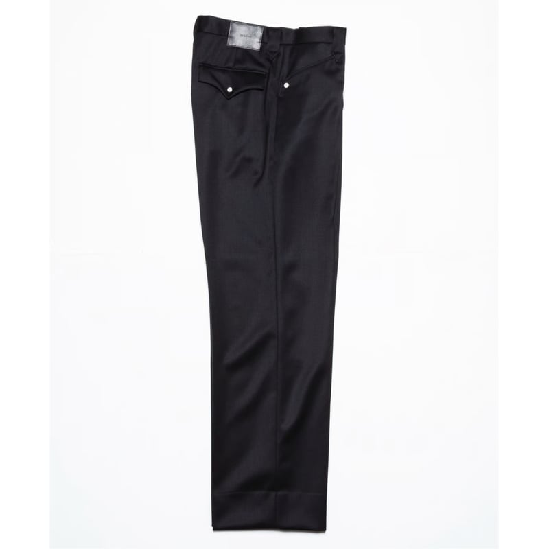 パンツ The Letters WESTERN TROUSERS WOOL SATIN The Letters WESTERN TROUSERS WOOL SATIN