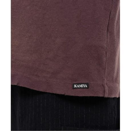 KAMIYA : "Messenger Pigeon” Distressed T-shirt