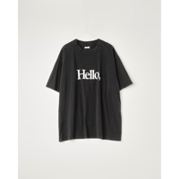 NAME. : LOOSE FIT PRINT TEE -HELLO,GOOD BUY!-