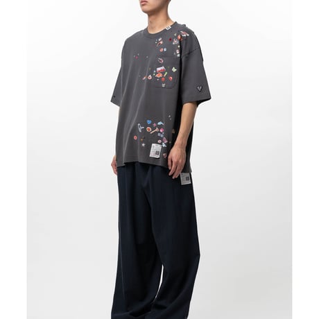 Maison MIHARA YASUHIRO : Kids Sticker Printed T-shirt