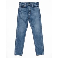 The Letters : CLASSIC 5POCKET TAPERED PANTS - USED WASHED DENIM -