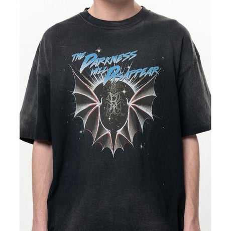 KAMIYA : "THE DARKNESS WILL DISAPPEAR" Distressed T-shirt