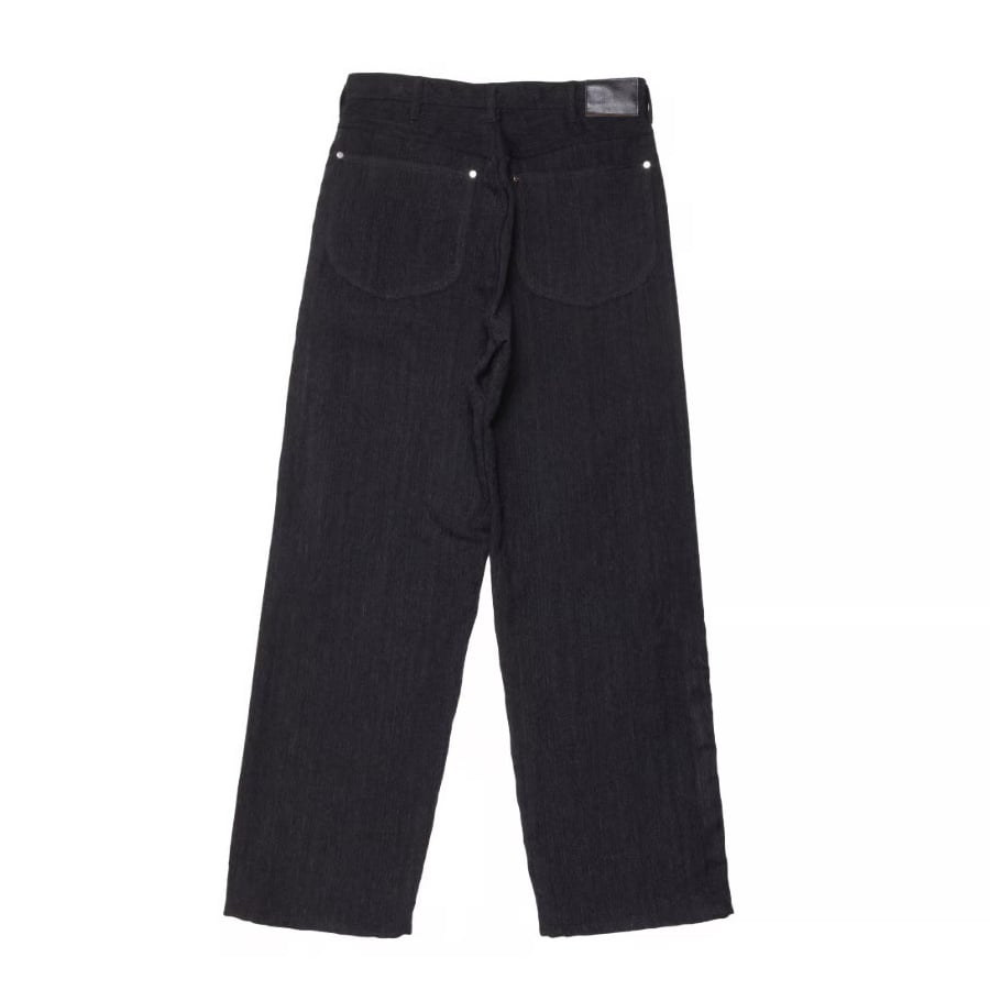 The Letters : WORKERS WIDE PANTS -WOOL LINEN SH