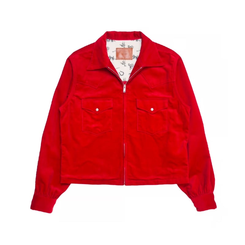The Letters WESTERN SHORT RIB ZIP JACKET