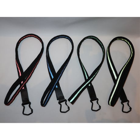 hobo : Nylon Tape Long Key Ring with Reflector