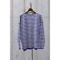 sulvam : Damage Border Knit