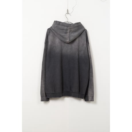 in・stru(men-tal).MIHARA YASUHIRO :FRENCH TERRY DISTRESSED HOODIE