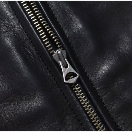 MINEDENIM : Leather Zipup JKT