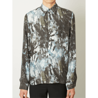 TAAKK : HAND MOTIF SILK SHIRT