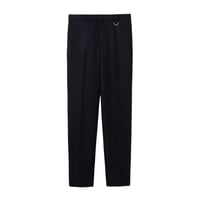 JOHN LAWRENCE SULLIVAN : WOOL DOBBY SIDE STRAP TROUSERS