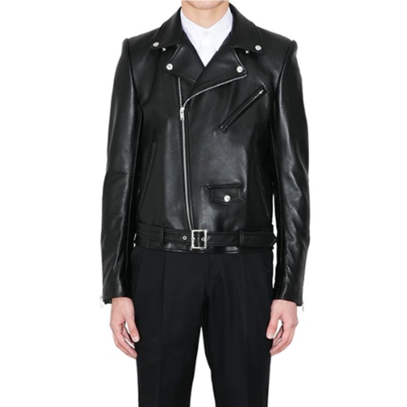 JOHN LAWRENCE SULLIVAN レザーライダースジャケット JOHN LAWRENCE SULLIVAN レザージャケット ライダース LAMBSKIN BIKER