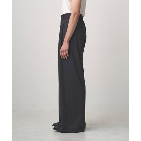 JUHA : EXTREME WIDE PINSTRIPE PANTS
