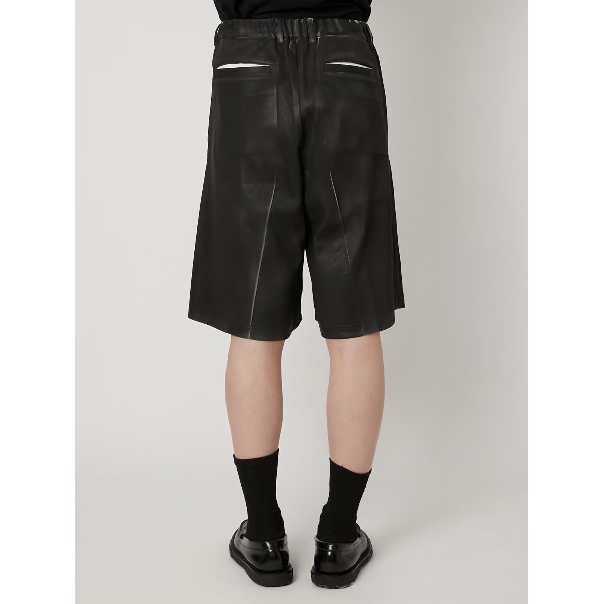 TAAKK Short Track Pants レザー ハーフパンツ TAAKK : Short Track Pants | BIRTH DAY