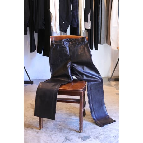 FRACTION :  LEATHER TROUSER