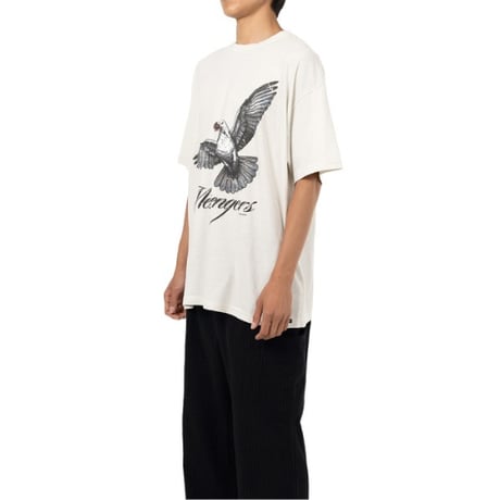 KAMIYA : "Messenger Pigeon” Distressed T-shirt