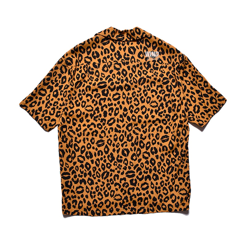 WIND AND SEA×MINEDENIM ：Lips Leopard Print Open