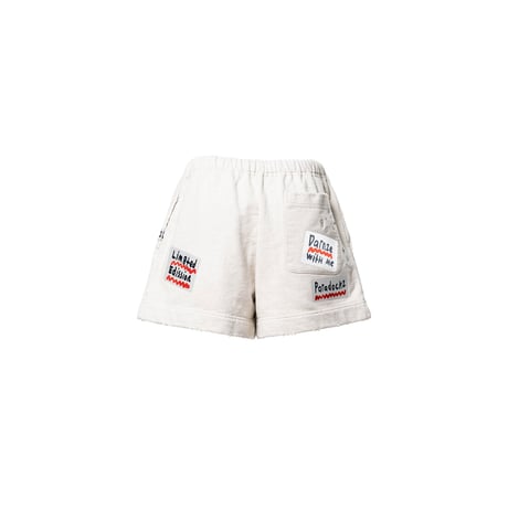Maison MIHARA YASUHIRO : Embellished Sticker Sweat Shorts