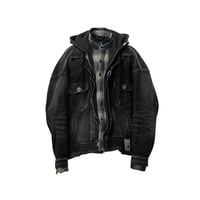 Maison MIHARA YASUHIRO : Triple Layered Denim Jacket