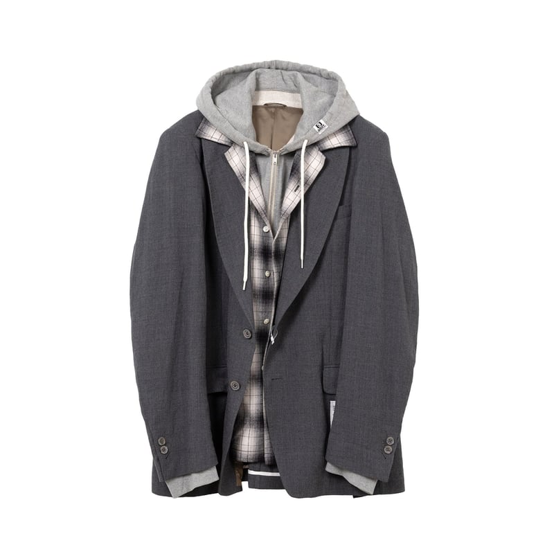 Maison MIHARA YASUHIRO : Triple Layered Wool Ja