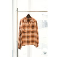 MINEDENIM : R.Flannel Ombre Open Collar SH