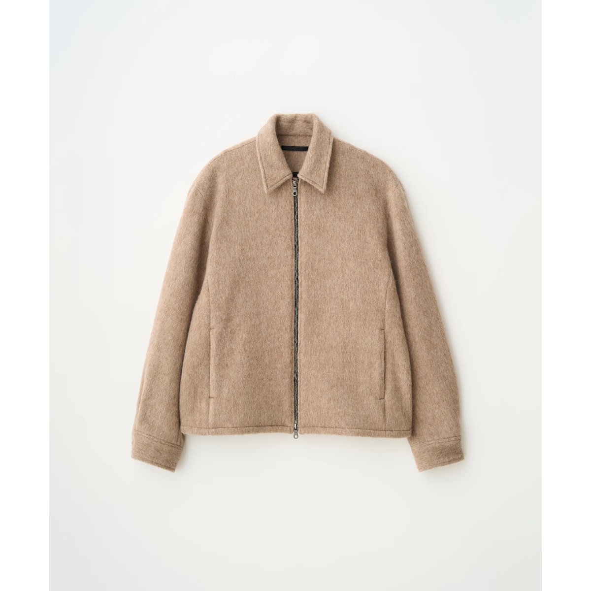 値下げ♡完売　新品　ella shaggy jacquard blouson Casual Pocket Drawstring Loose Jacket【s0000013688